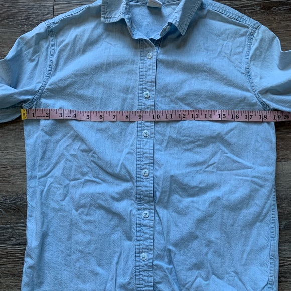 Lole Light Denim Button Front Shirt S - Picture 7 of 7